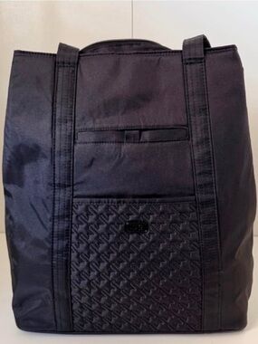 Lug Runner Tote in Shimmer Black